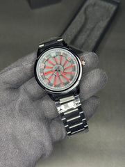 Stainless Steel Spinning Watch 30mm Multicolor