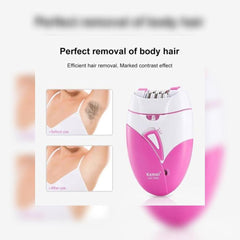 Cordless Rechargeable Women's Hair Clipper Pink