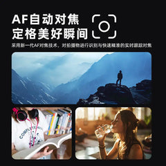 Dual-Camera Selfie-Capable Ccd Digital Camera for Students, Portable Retro Compact Point-And-Shoot Camera with Dual Lenses