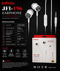 Clear Voice Wired Earphones White