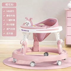 Baby Walker Round Shape SS Frame Breathable seat Korea Made With Lights and Music