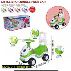 Little Star Jungle Push Car Green 20x20x60 CM