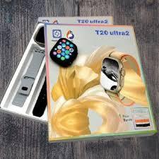 T20 ultra2 with 4 Strap Series 9 Gesture Operation Bluetooth Call Smartwatch Wireless Charging HD Big Screen Fitness Watch