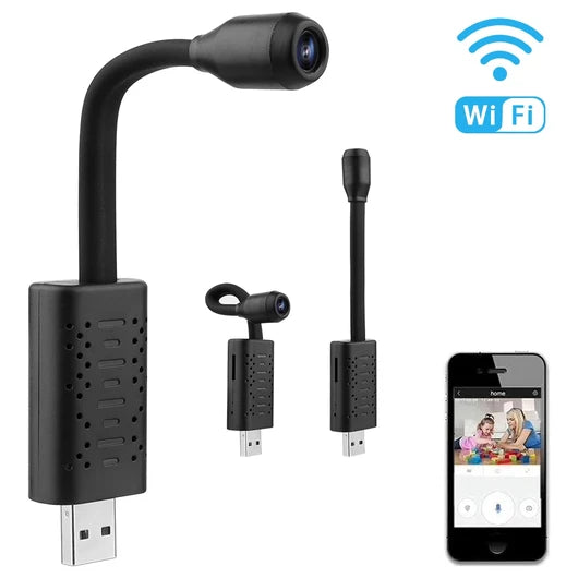 USB Goose Neck WiFi Camera V382 Pro App HD 1080P 2MP Wide Angle Flexible Camera